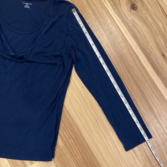 LANDS’ END Long Sleeve Cowl Neck Top - Picture 7 of 9